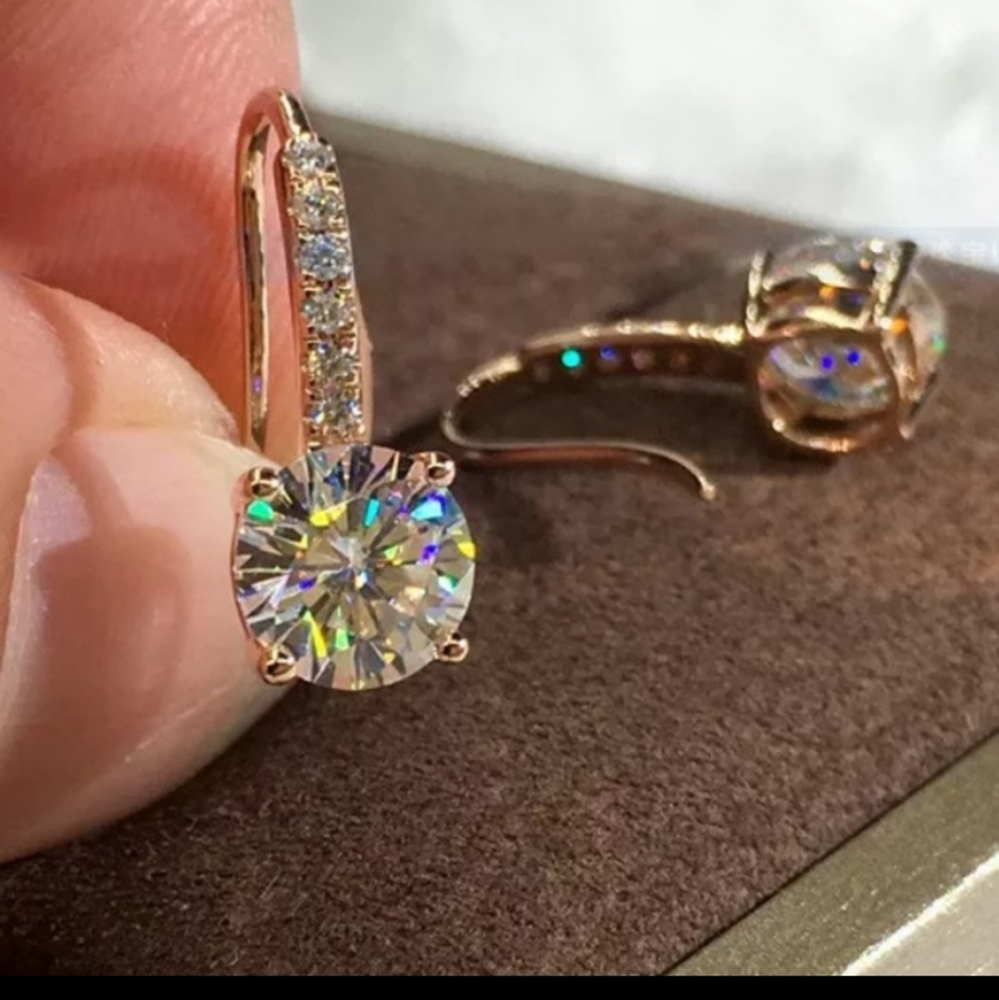**NWOT sterling silver drop earrings - Picture 1 of 4